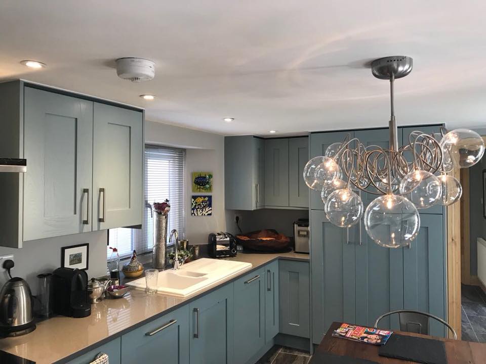 Kitchen lighting installation in Aylesbury Kitchen lighting installation in Aylesbury