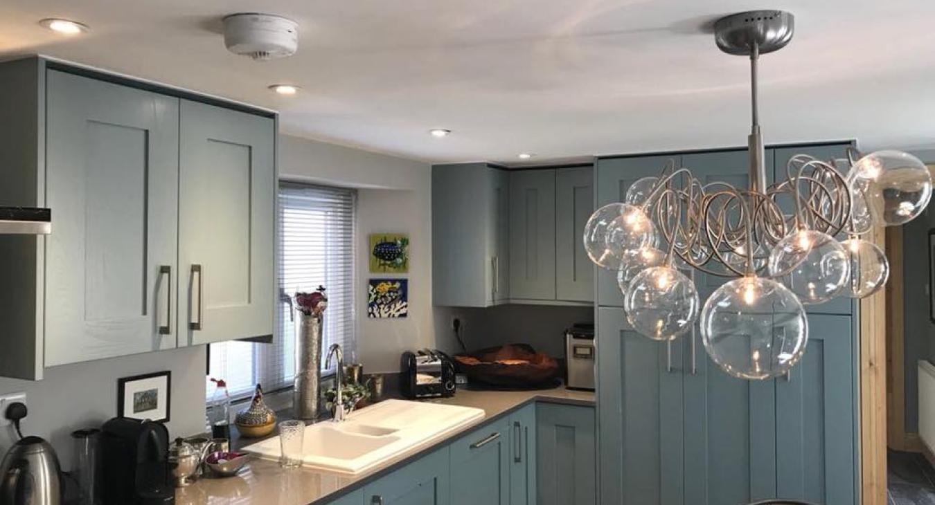 Kitchen lighting installation in Aylesbury