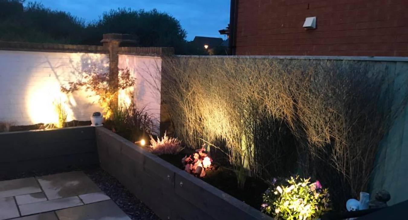 Flower bed lighting installer in Aylesbury