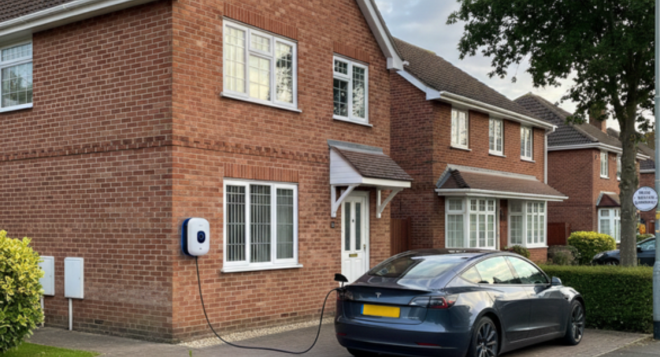 EV Charger at a home in Hemel Hempstead